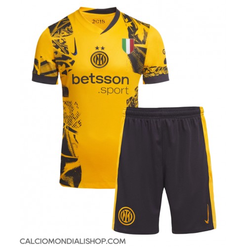 Maglie da calcio Inter Milan Terza Maglia Bambino 2024-25 Manica Corta (+ Pantaloni corti)